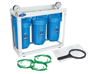 Фільтр магістральний триступеневий AQUAFILTER  HHBB10B