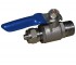 Латунний кульовий клапан 1/4 під шланг 1/4 ph AQUAFILTER  SEWBV1414 SEWBV1414