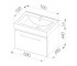Мебель в ванную  DECORA 70 0401-542811:Чертеж 