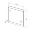 Зеркало настенное  DECORA 0409-542111:Чертеж 