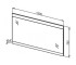 Зеркало с декором 1200 мм  DECORA 0409-542913:Чертеж 