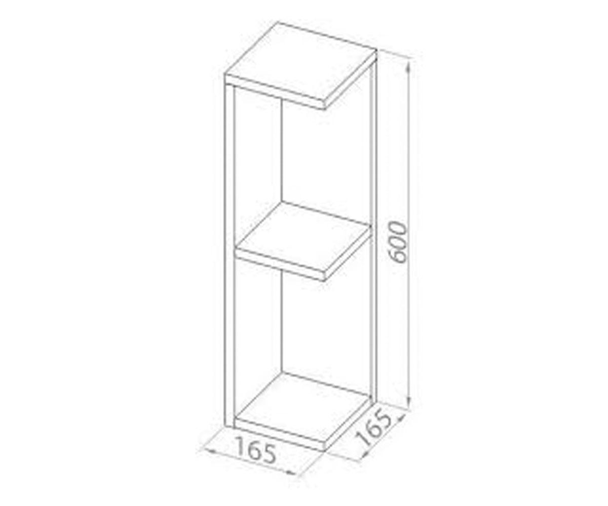 Полочка подвесная  FLEX 0410-640109:Чертеж 