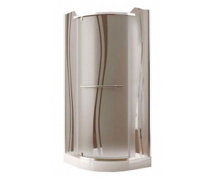 Кутова душова кабіна AQUAFORM PUENTA SWING 100-06592