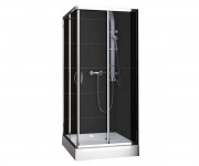 Квадратна душова перегородка AQUAFORM NIGRA 101-091111P