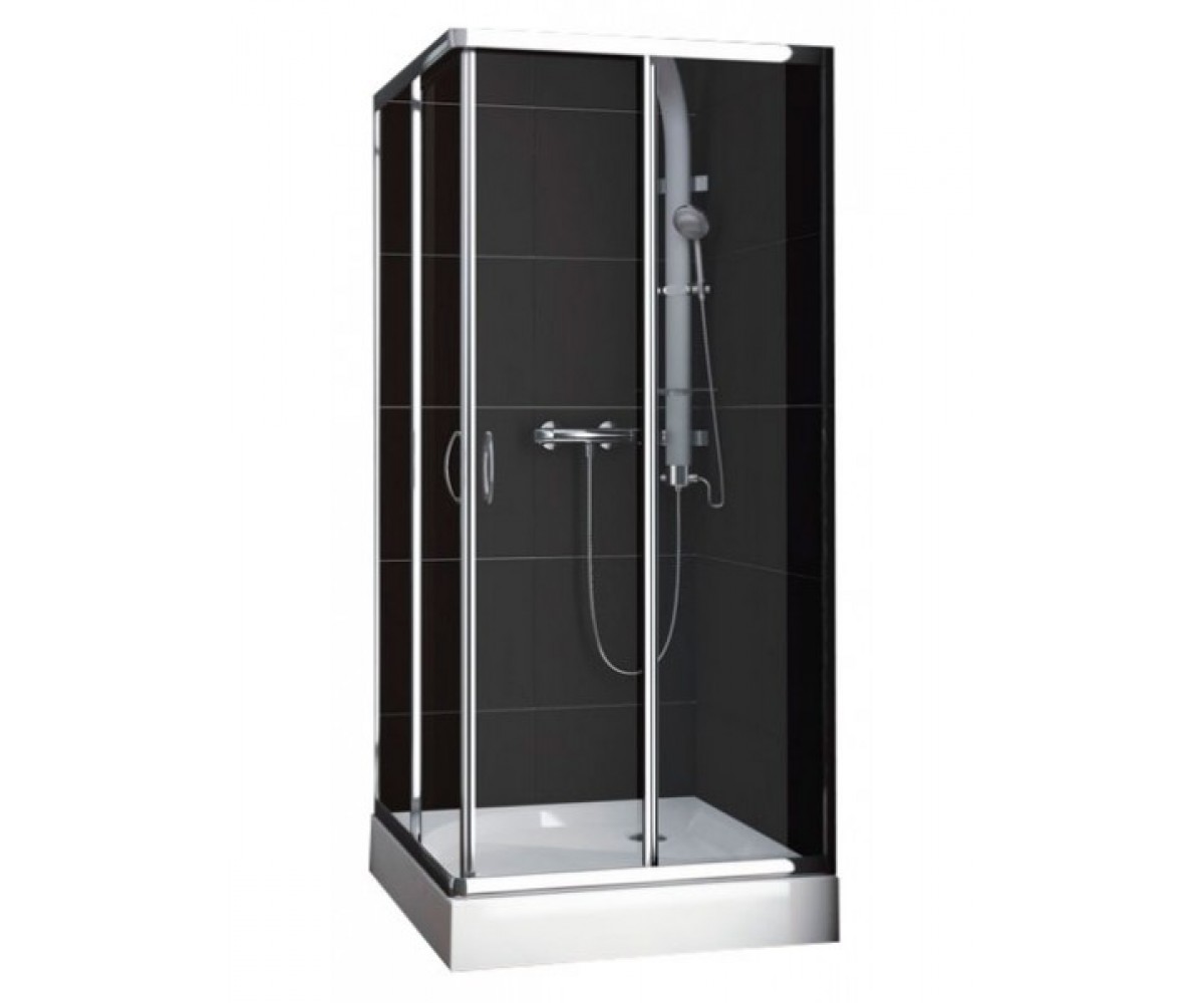 Душевая кабина квадратной формы AQUAFORM NIGRA 101-092111 101-092111
