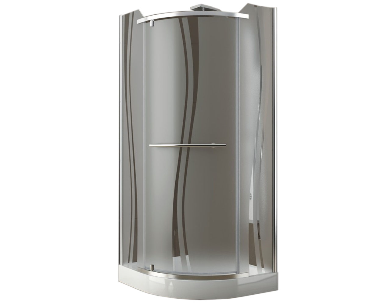Душова кабіна з піддоном AQUAFORM PUENTA SWING 105-14558 105-14558