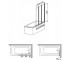 Ширма для ванны  MODERN 170-06956P:Чертеж 