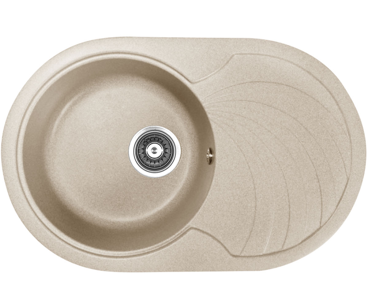 Мийка овальна з крилом AQUAMARIN AQR AQR 78-50 BG AQR 78-50 BG