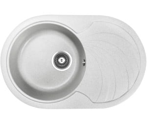 Мийка овальна з крилом AQUAMARIN AQR AQR 78-50 WH
