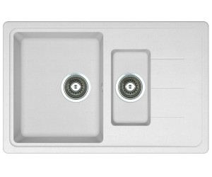 Раковина з полуторною чашею AQUAMARIN BDS BDS 78-50 WH