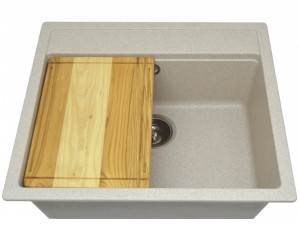 Гранітна прямокутна мийка AQUAMARIN BOX BOX 56-50 SND