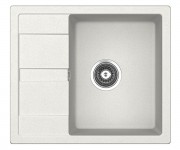 Мойка гранитная с крылом AQUAMARIN DHM DHM 65-50 WH