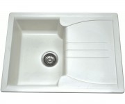 Гранітна мийка з сифоном AQUAMARIN SPLIT SPLIT 68-50 WH