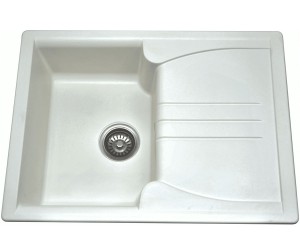 Гранітна мийка з сифоном AQUAMARIN SPLIT SPLIT 68-50 WH