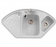 Полуторна раковина з сифоном AQUAMARIN TERA TERA 106-60 WH
