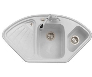 Полуторна раковина з сифоном AQUAMARIN TERA TERA 106-60 WH