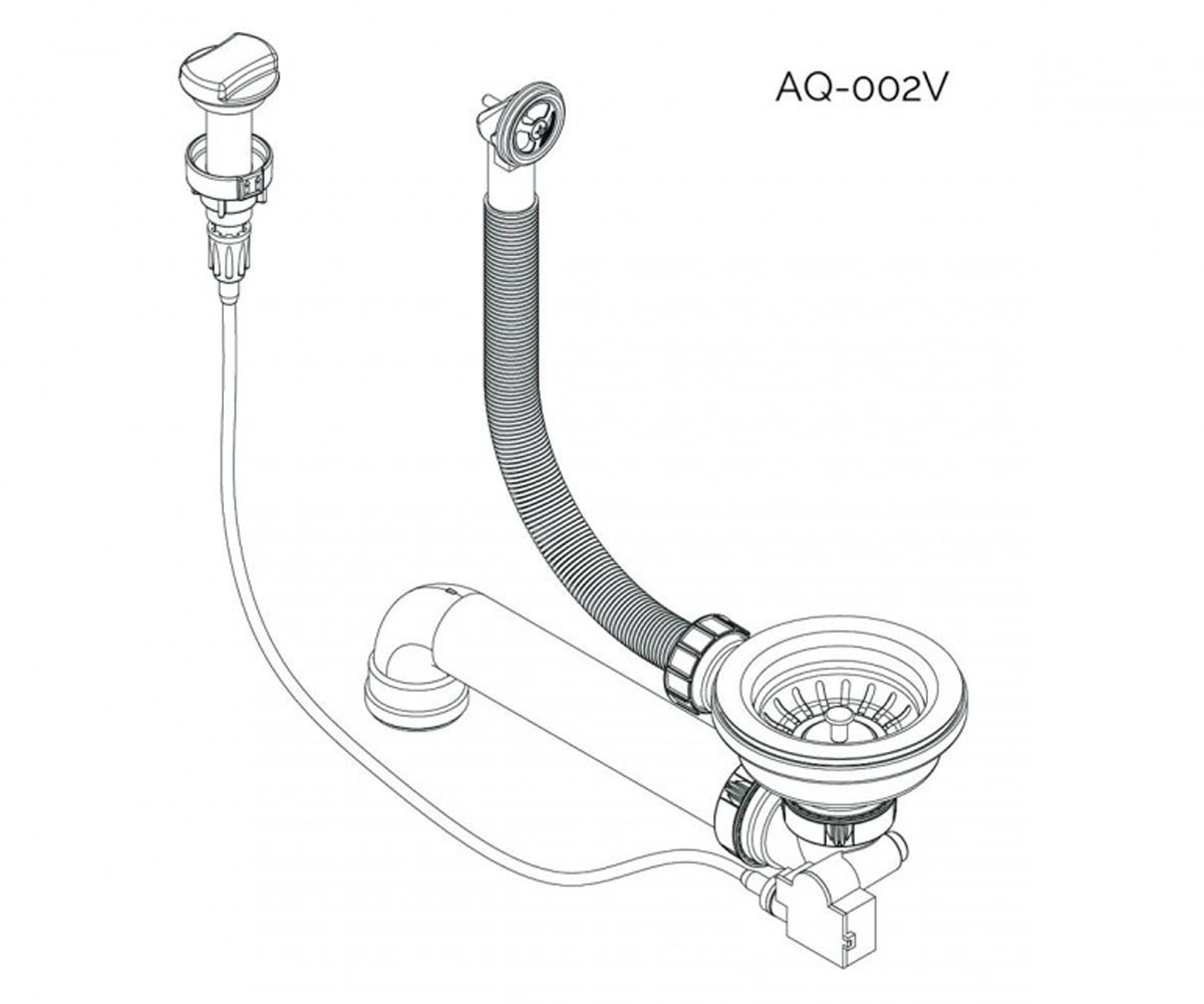 Вентиль-автомат  AQ-002V-501:Чертеж 