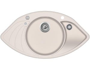 Кухонна мийка AQUA SANITA PAPILLON SCP-151W-111