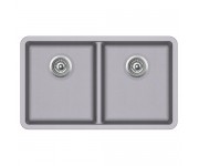 Гранитная мойка на две чаши AQUA SANITA ARCA SQA-200W-202
