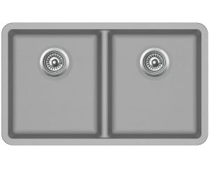 Гранітна мийка на дві чаші AQUA SANITA ARCA SQA-200W-220