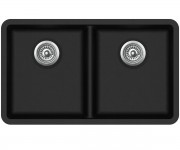 Гранітна мийка на дві чаші AQUA SANITA ARCA SQA-200W-601