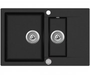 Кухонна полуторна мийка AQUA SANITA CUBA SQC-151AW-601