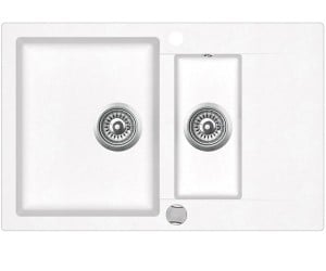 Кухонна полуторна мийка AQUA SANITA CUBA SQC-151AW-710
