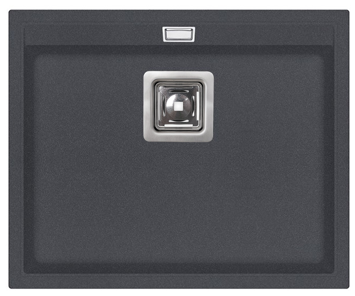 Гранітна прямокутна мийка AQUA SANITA DELICIA SQD-100W-222 SQD-100W-222