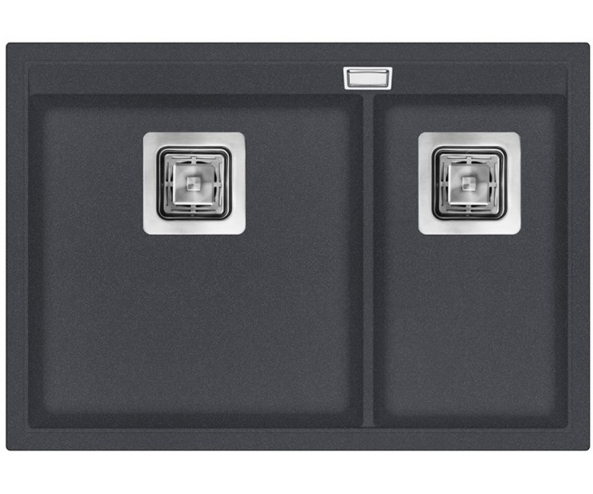 Мийка з двома чашами AQUA SANITA DELICIA SQD-150W-222 SQD-150W-222