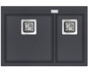 Мийка з двома чашами AQUA SANITA DELICIA SQD-150W-222
