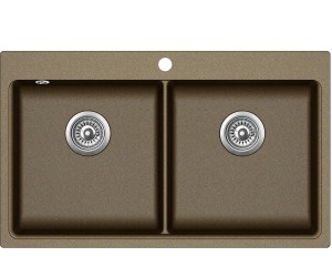 Подвійна гранітна мийка AQUA SANITA MAGNA SQM-200AW-301