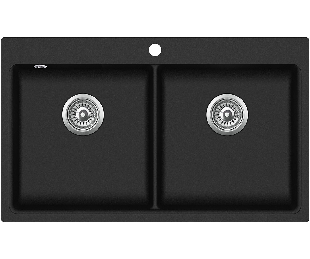 Подвійна гранітна раковина AQUA SANITA MAGNA SQM-200AW-601 SQM-200AW-601