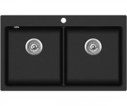 Подвійна гранітна раковина AQUA SANITA MAGNA SQM-200AW-601