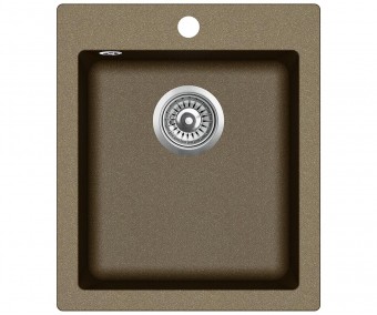 Гранитная накладная мойка SIMPLEX SQS-100W-301