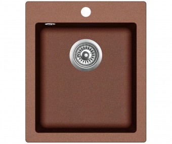 Гранитная накладная мойка SIMPLEX SQS-100W-501