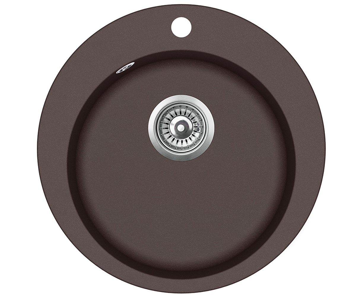 Кругла гранітна раковина AQUA SANITA CLARUS SR-100W-120 SR-100W-120