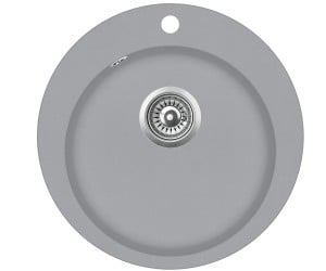 Кругла гранітна мийка AQUA SANITA CLARUS SR-100W-221
