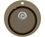 Кругла гранітна раковина AQUA SANITA CLARUS SR-100W-301