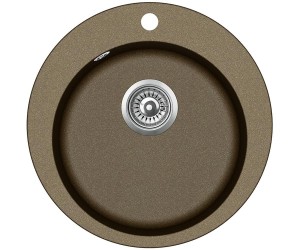 Круглая гранитная мойка AQUA SANITA CLARUS SR-100W-301