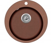 Кругла гранітна мийка AQUA SANITA CLARUS SR-100W-501