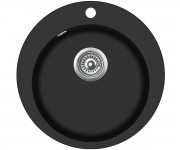 Круглая гранитная мойка AQUA SANITA CLARUS SR-100W-601