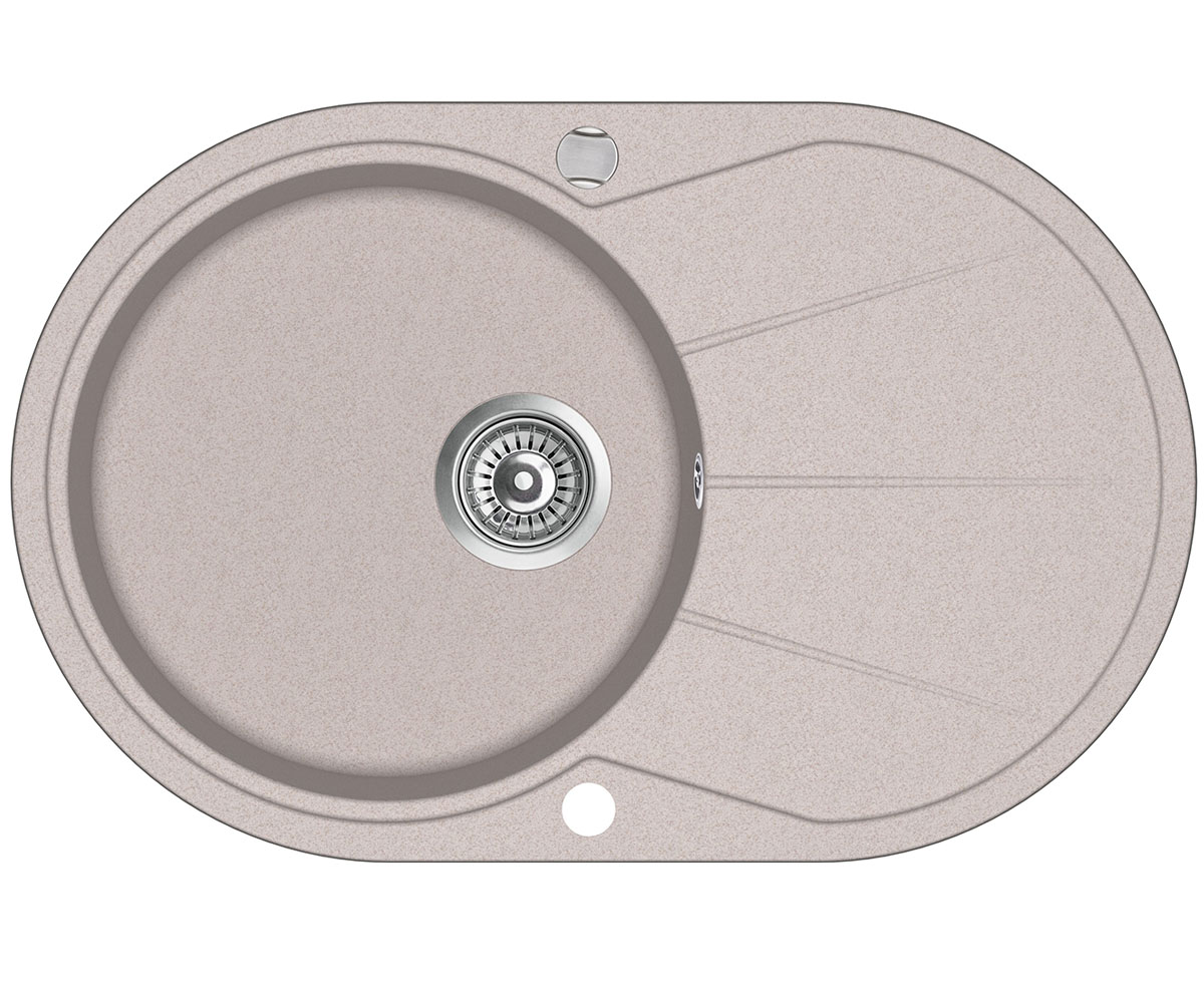 Овальная гранитная мойка AQUA SANITA CLARUS SR-101AW-112 SR-101AW-112