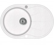 Овальная гранитная мойка AQUA SANITA CLARUS SR-101AW-710