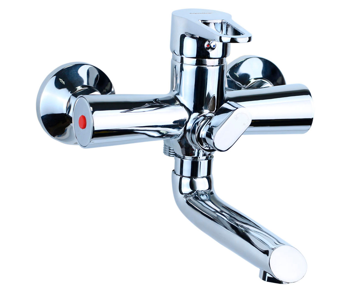 Змішувач з коротким виливом AQUATICA  HK-2C130C HK-2C130C
