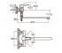 Смеситель для ванны  HL-3C230C:Чертеж 