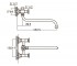 Смеситель для ванны  QN-2C458C:Чертеж 