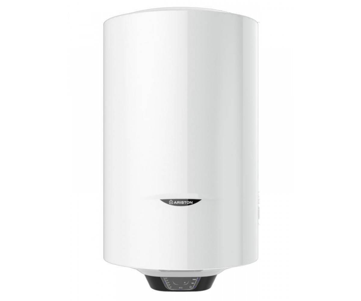 Водонагрівач електр. Ariston круглий PRO1 ECO 100 V 1,8K PL DRY, 100л, 1,8кВт, сухий тен, ел. кер-ння, B, Італія, білий ARISTON  3201856 3201856