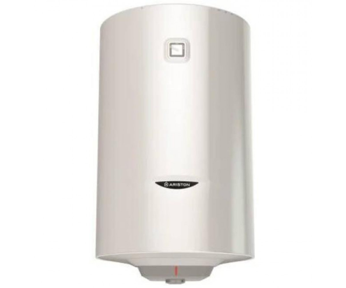 Водонагрівач електр. Ariston PRO1 R 100 V 1,8K PL EU круглий 100л, 1,8кВт, мех. кер-ння, С, Італія, білий ARISTON  3201905 3201905