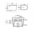 Унитаз безободковый  SIMPLE LINE 37802805:Чертеж 