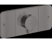 Терморегулятор AXOR ONE на 2 спойлери, PM, колір чорний хром AXOR  45712340